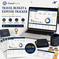 Travel Budget & Expense Tracker (Digital Download)