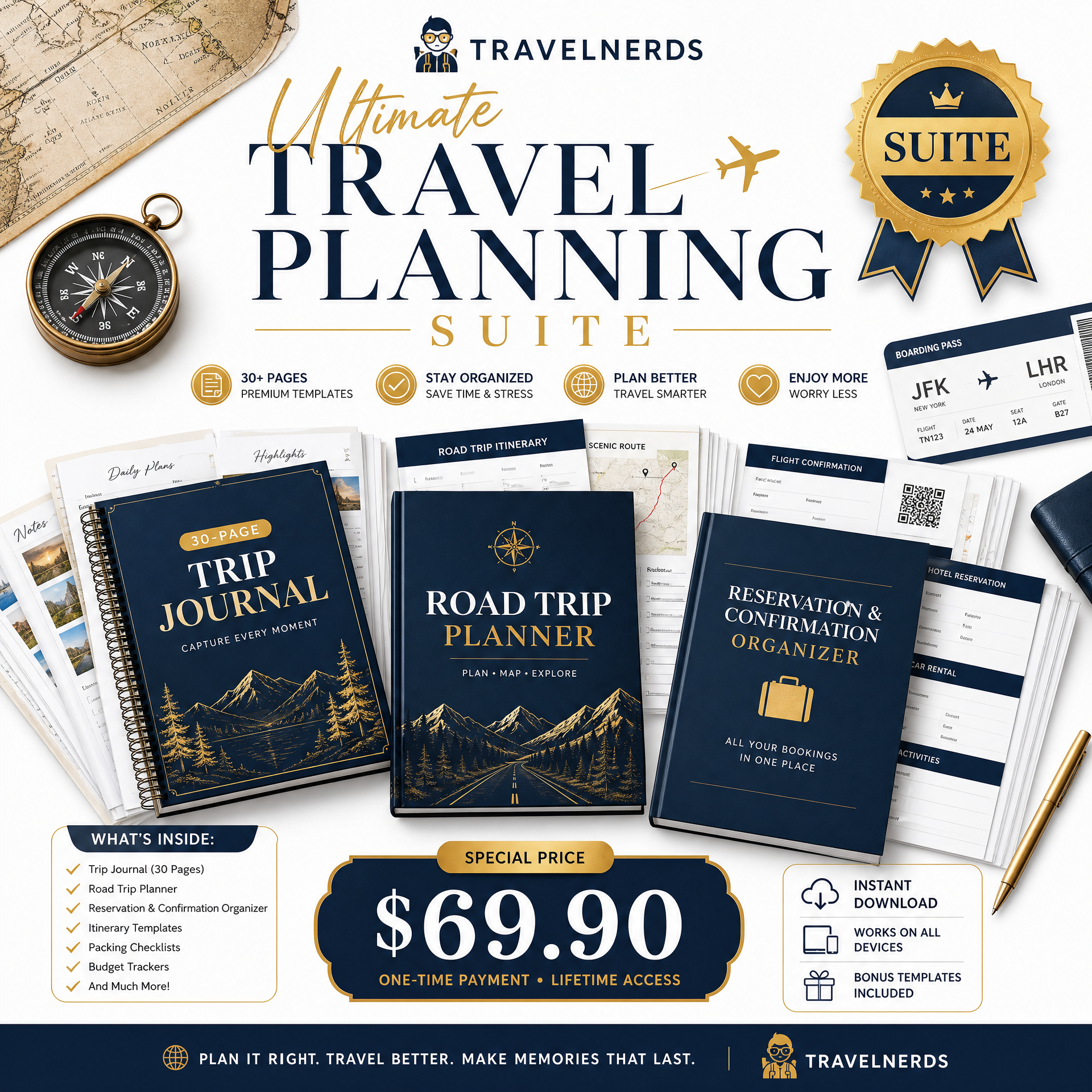 Ultimate Travel Planning Suite (Digital Download)