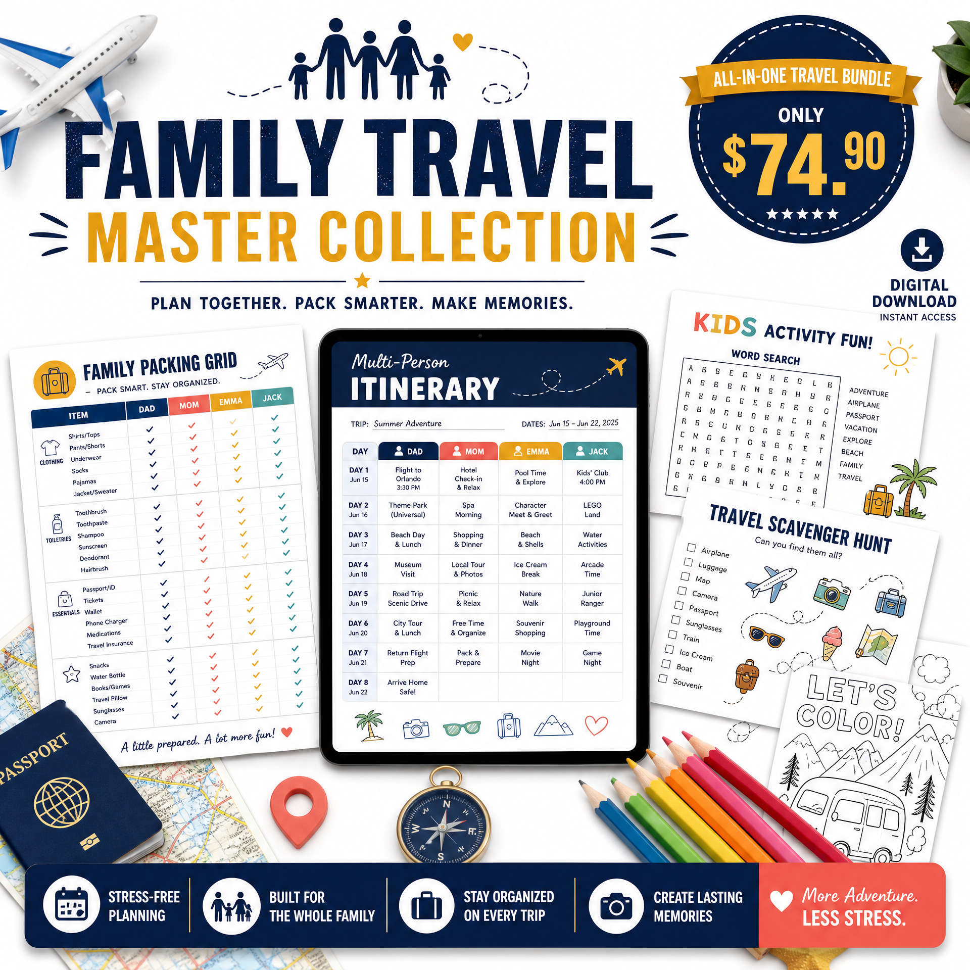 Family Travel Master Collection (Digital Download)